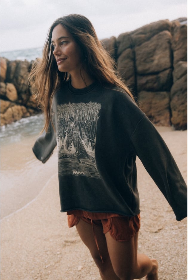 Just Swimming Crewwide - Stonewashed Black Just Swimming Crewwide - Stonewashed Black