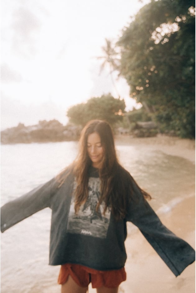 Just Swimming Crewwide - Stonewashed Black Just Swimming Crewwide - Stonewashed Black