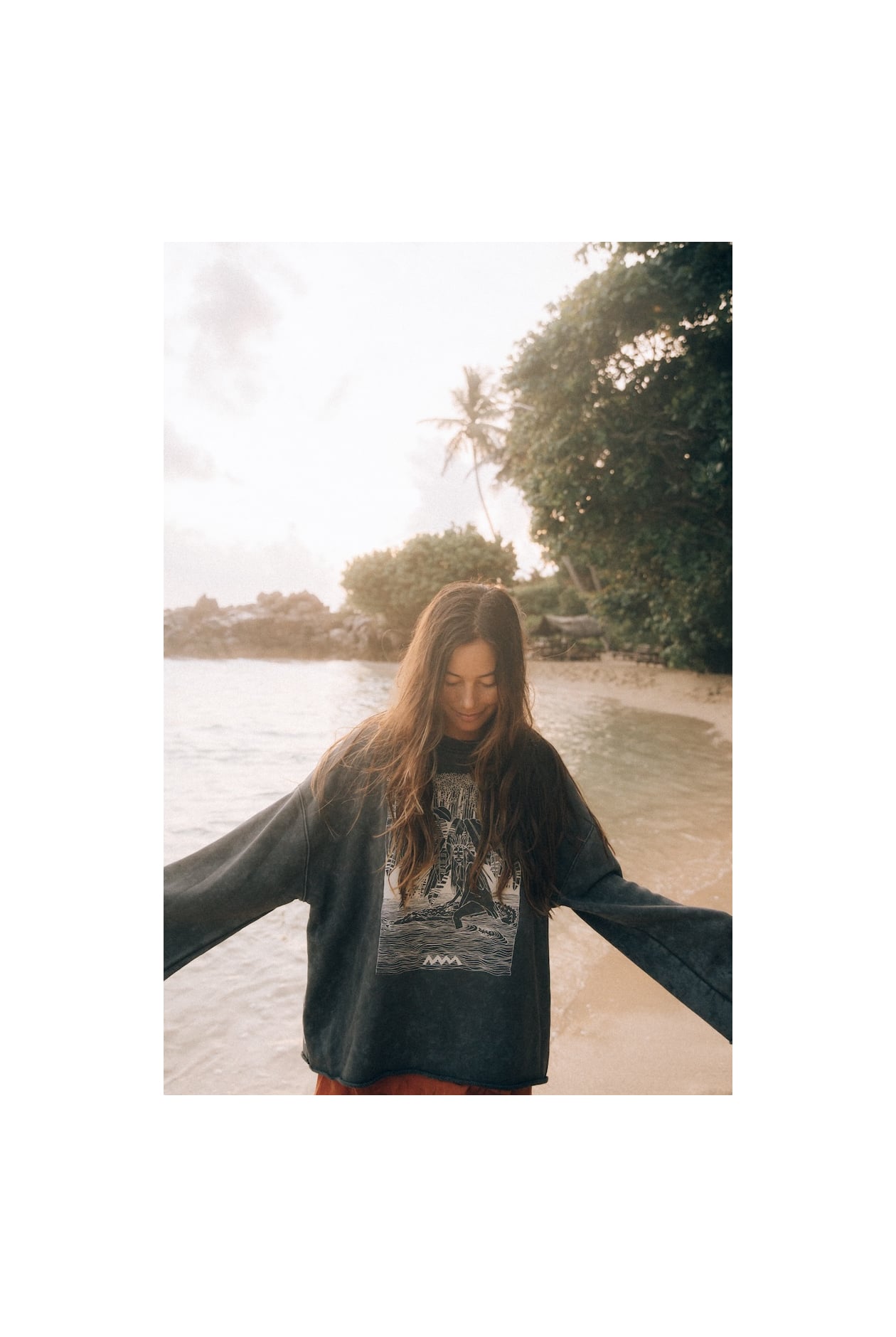 Just Swimming Crewwide - Stonewashed Black Just Swimming Crewwide - Stonewashed Black