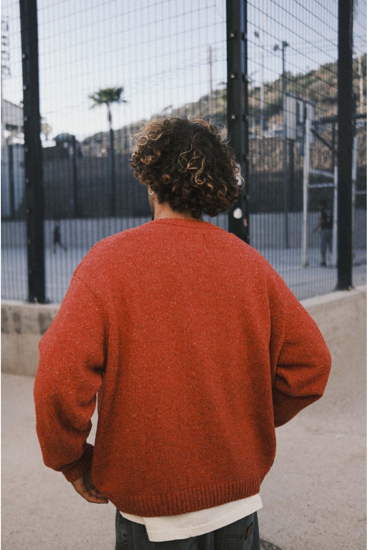 Surf Bum Sweater - Formula Red