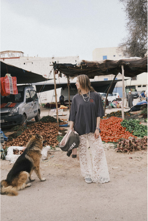 Sheer Lace Pants - Super Natural Sheer Lace Pants - Super Natural