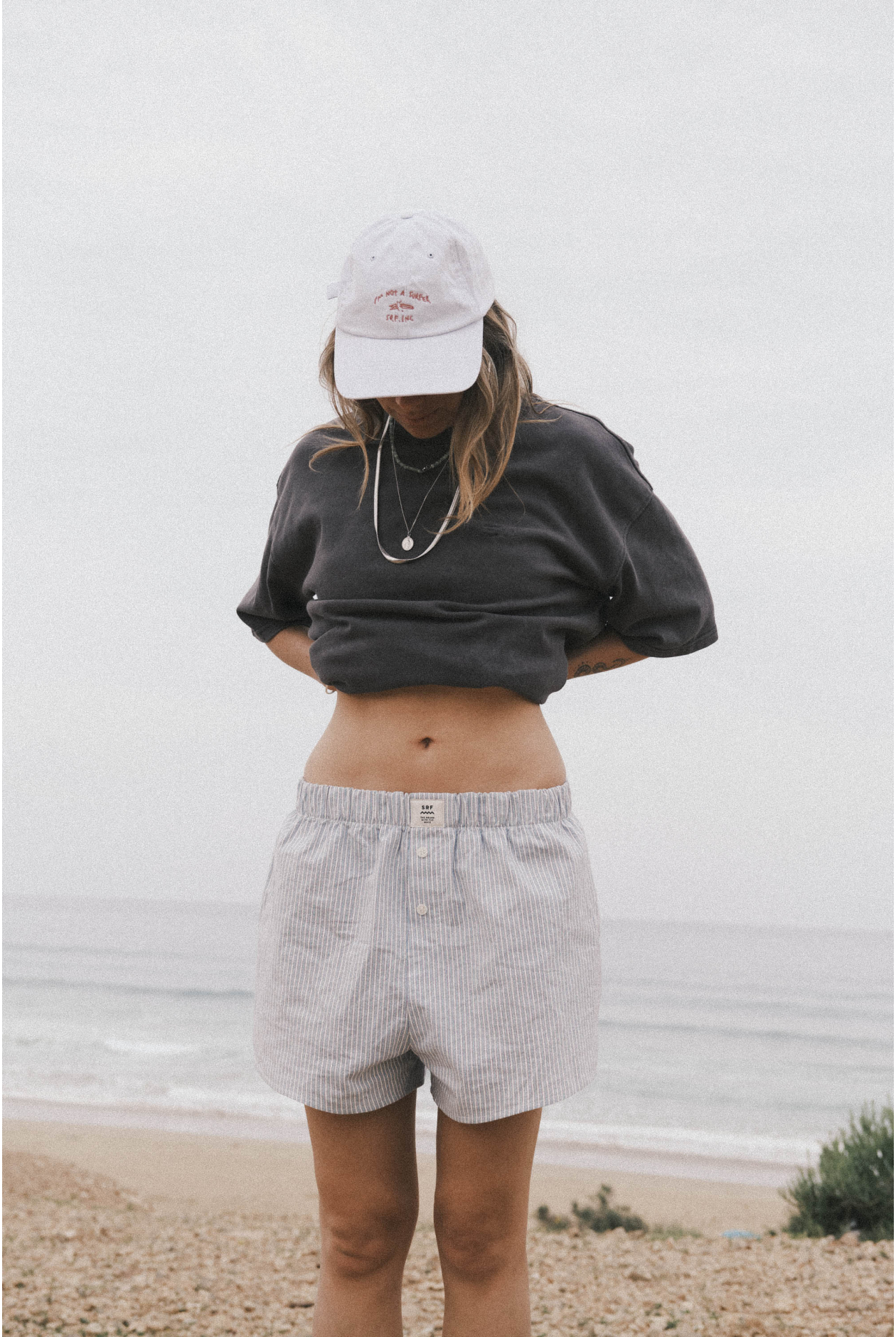 Old Hamptons Stripe Shorts - Green Queen