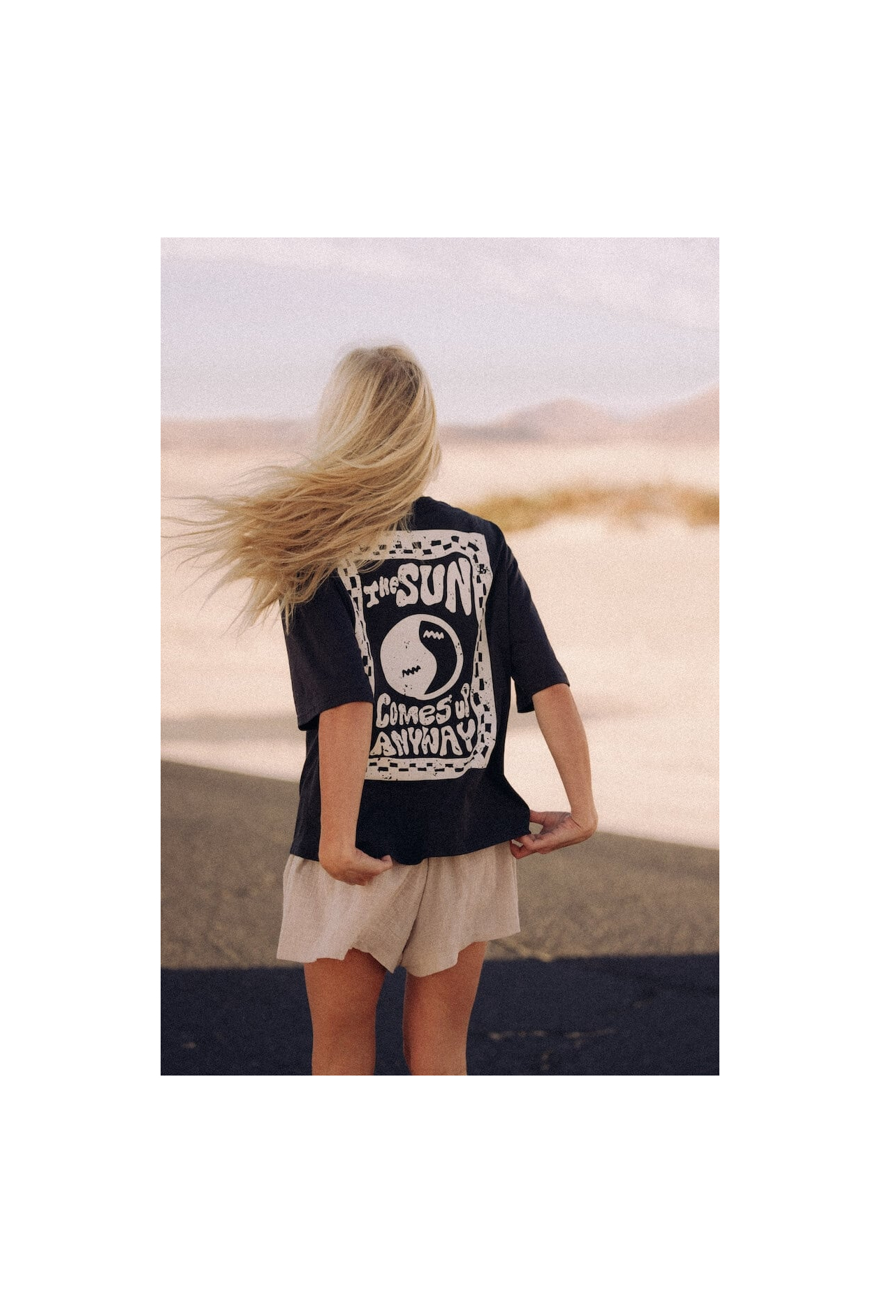 Yin Yang Box Tee - Acid Black Yin Yang Box Tee - Acid Black
