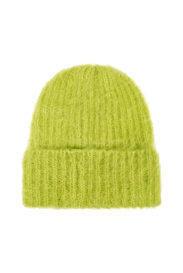 Flip Drip Beanie - Lime | Surf Inc. Flip Drip Beanie - Lime | Surf Inc.
