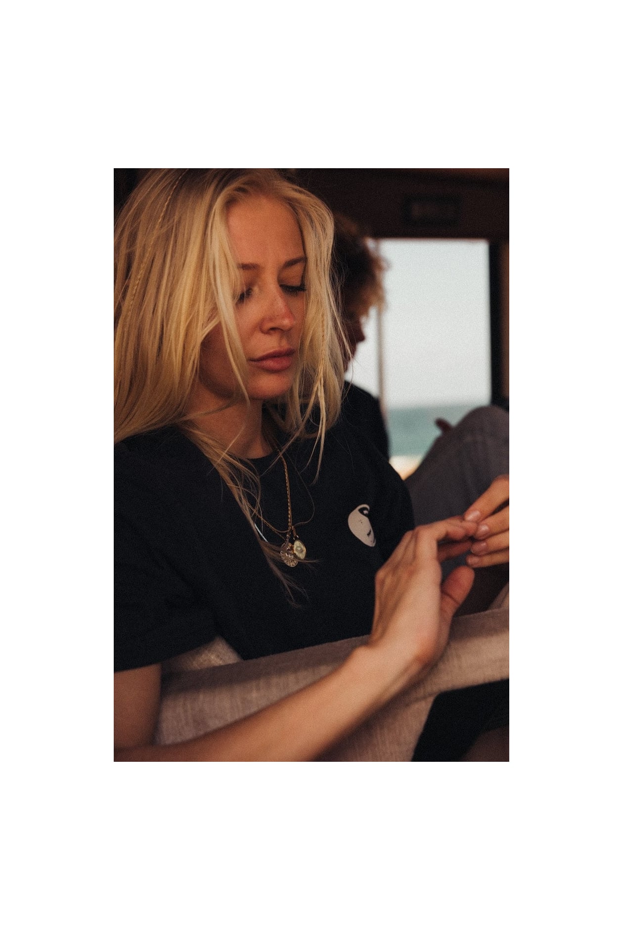 Yin Yang Box Tee - Acid Black Yin Yang Box Tee - Acid Black