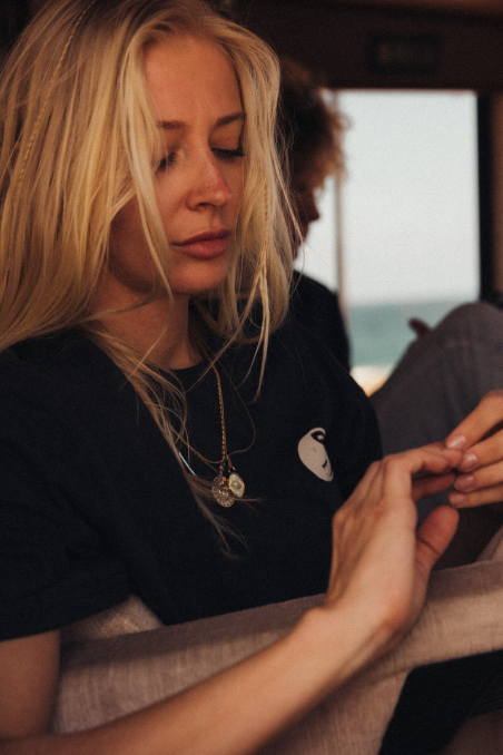 Yin Yang Box Tee - Acid Black Yin Yang Box Tee - Acid Black