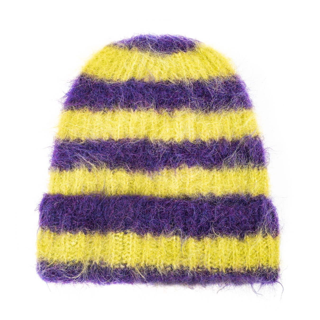 Flip Drip Beanie - Lime & Plum