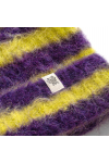 Flip Drip Beanie - Lime & Plum
