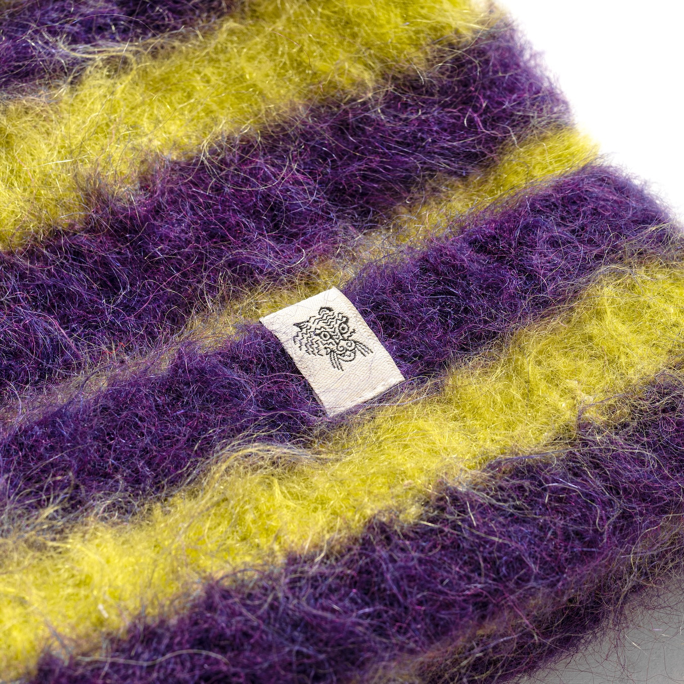 Flip Drip Beanie - Lime & Plum