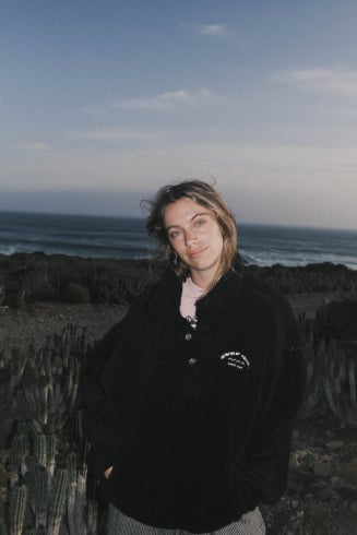 Black Sherpa High Neck...