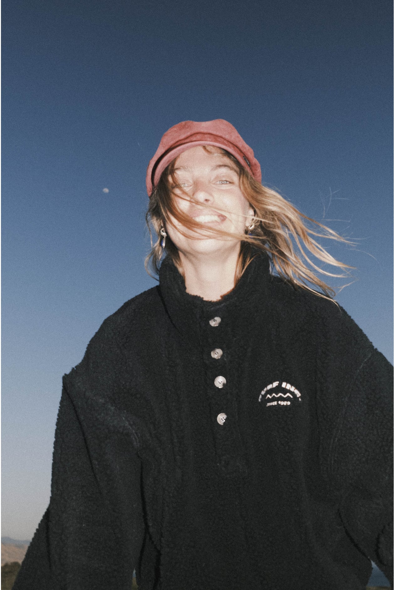 Black Sherpa High Neck Sweat - Space Black Black Sherpa High Neck Sweat - Space Black