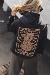 Surf Ramen Hoodie - Acid Black