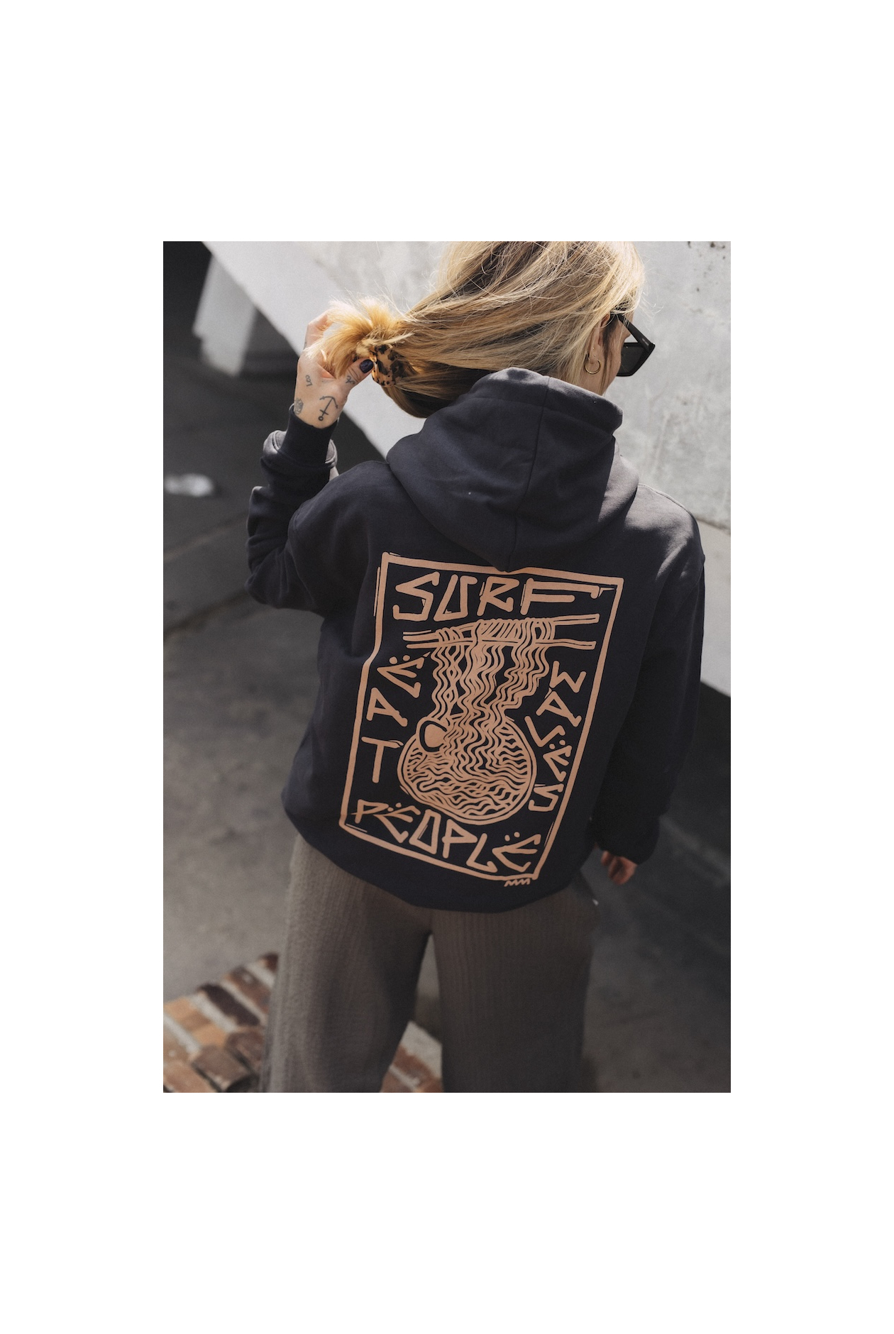 Surf Ramen Hoodie - Acid Black | Surf Inc.