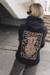Surf Ramen Hoodie - Acid Black