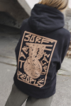 Surf Ramen Hoodie - Acid Black