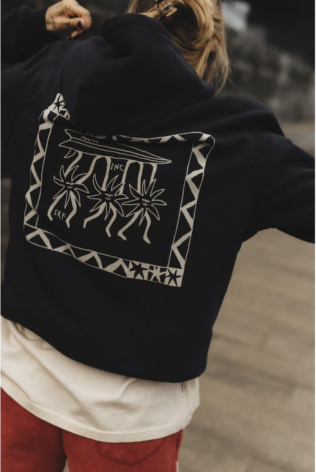 3Suns Hoodie - Acid Black 3Suns Hoodie - Acid Black