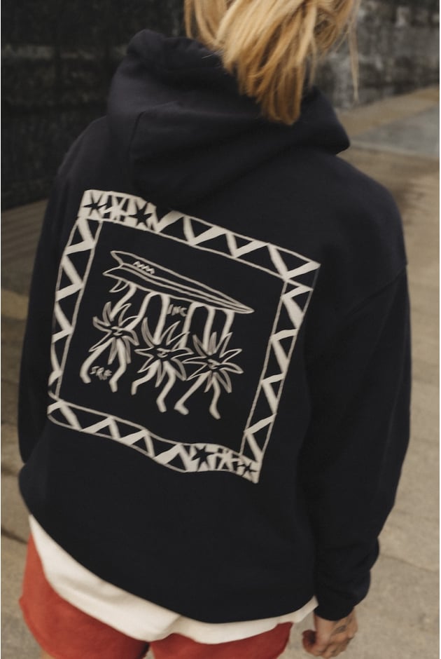 Kobieta  | 3Suns Hoodie - Acid Black | Surf Inc.