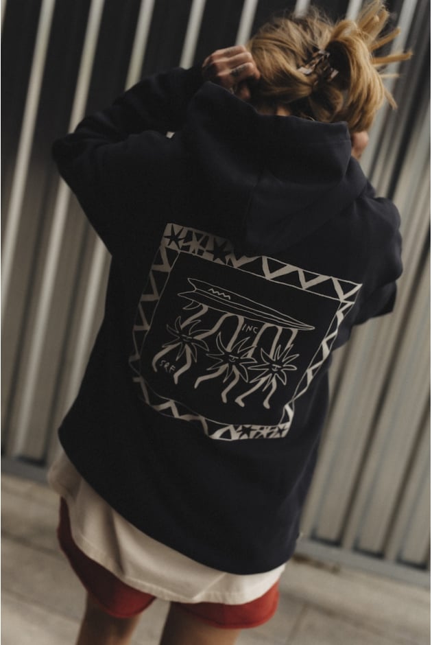 3Suns Hoodie - Acid Black 3Suns Hoodie - Acid Black