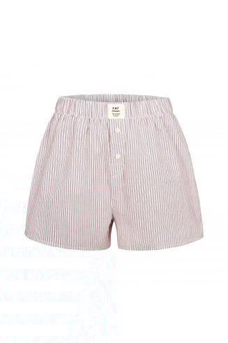 Old Hamptons Stripe Shorts - Formula Red
