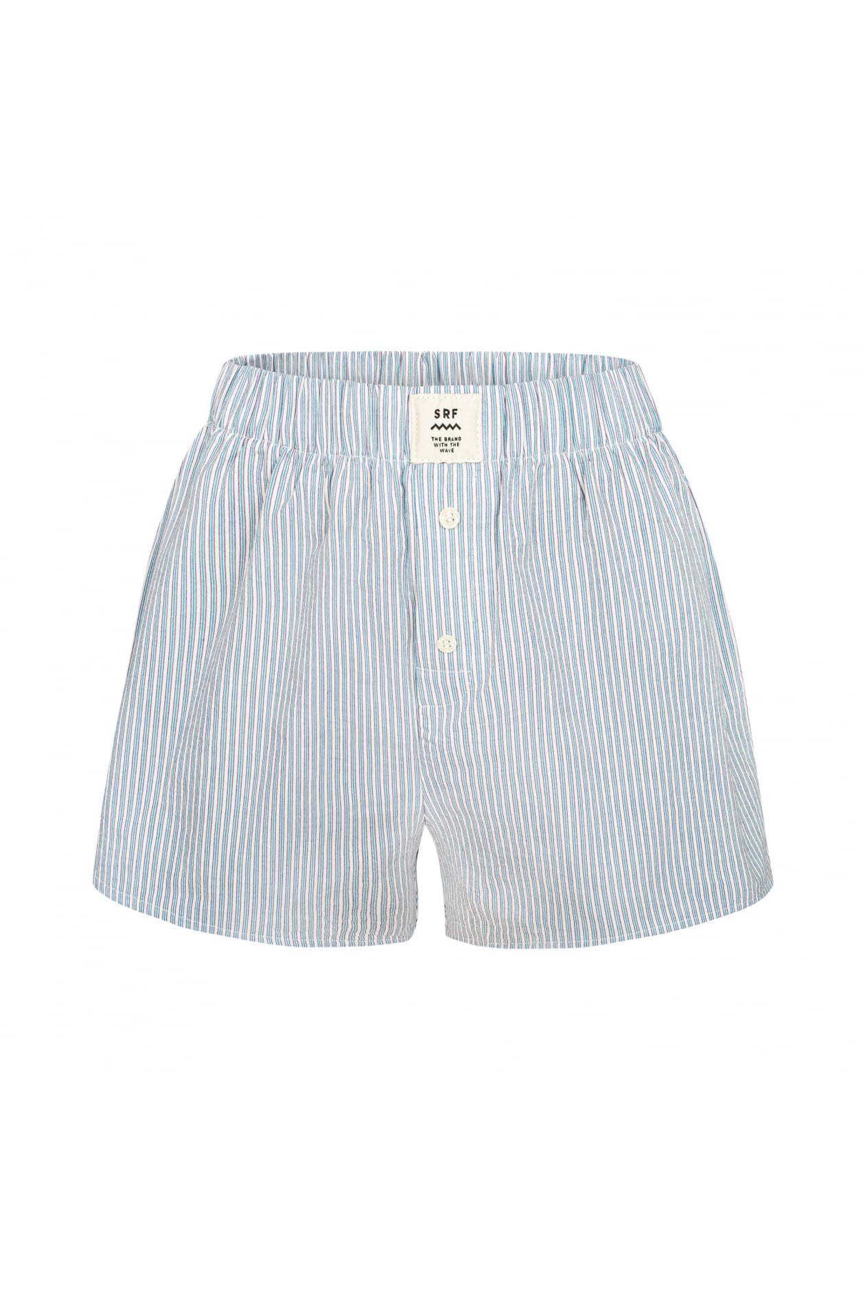 Old Hamptons Stripe Shorts - Green Queen
