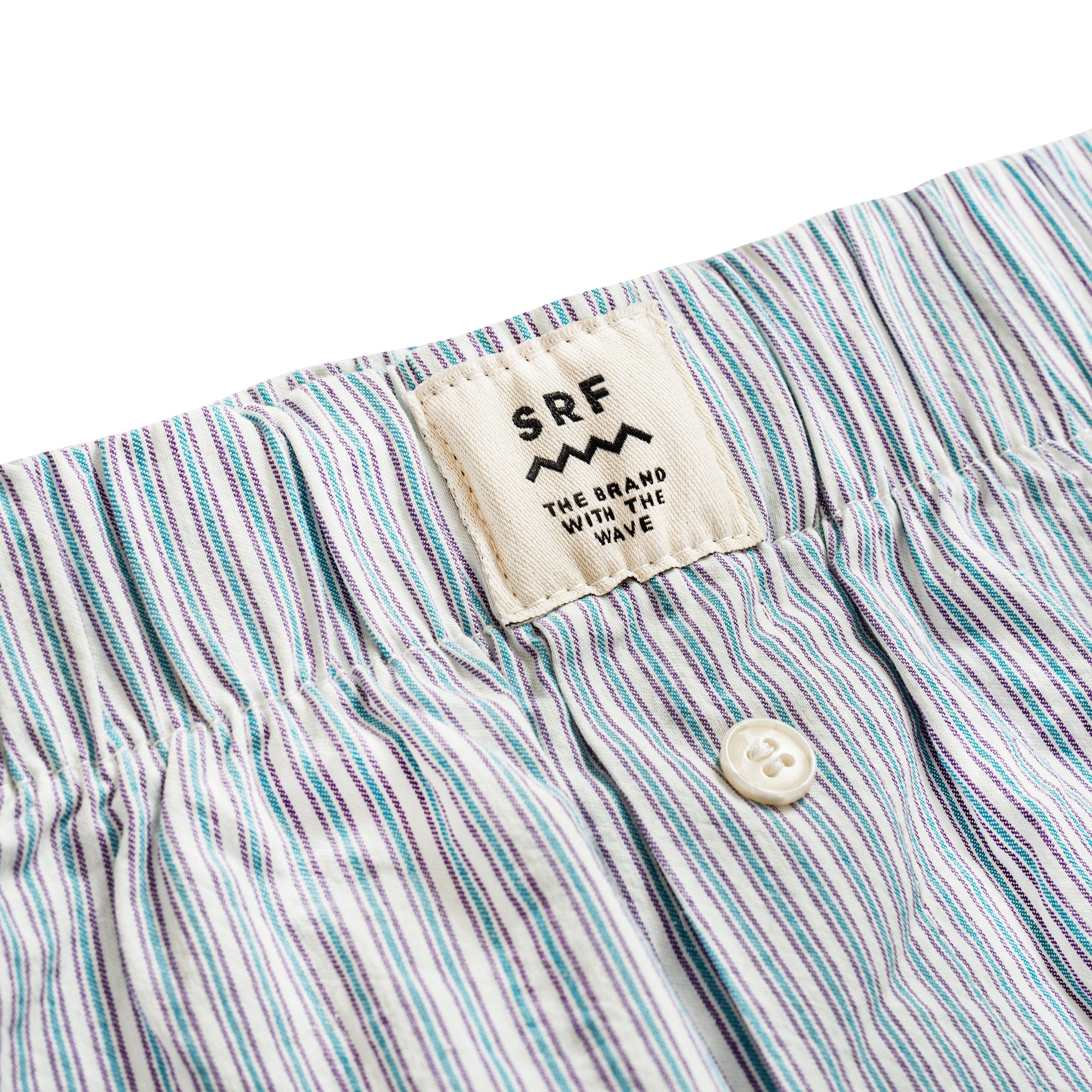 Old Hamptons Stripe Shorts - Green Queen