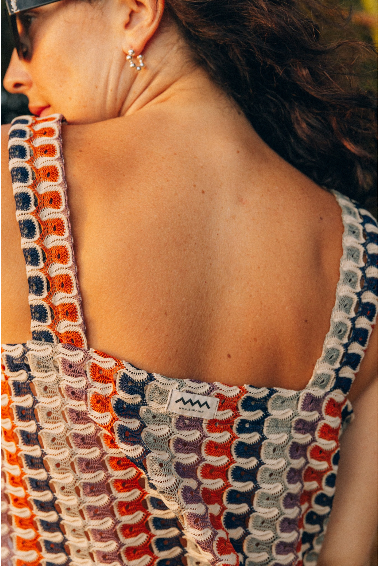 Crochet Crop Top - Multicolor Crochet Crop Top - Multicolor