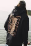 Surf Ramen Hoodie - Acid Black