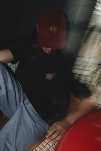 Surf Ramen Tee - Acid Black