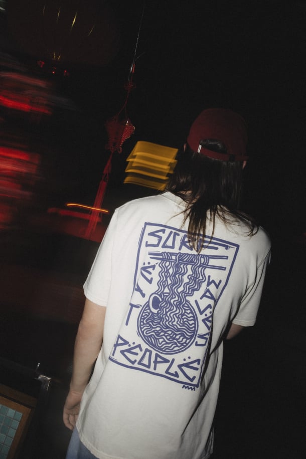 Organic  | Surf Ramen Tee - Super Natural | Surf Inc.