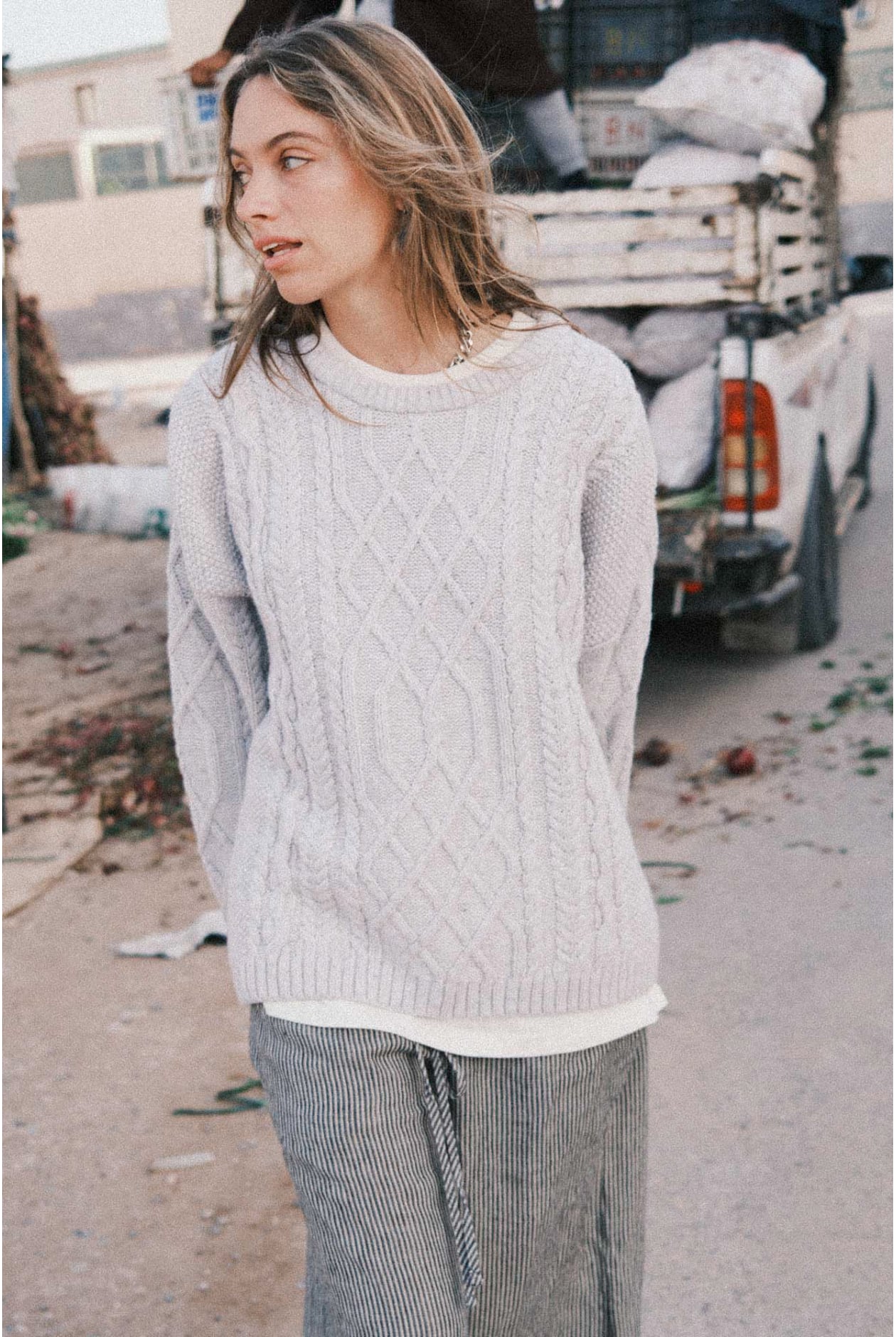 Ferrel Sweater - Light Grey Ferrel Sweater - Light Grey