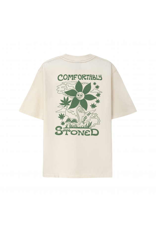 Comfortably Stoned Tee - Super Natural | Surf Inc. Comfortably Stoned Tee - Super Natural | Surf Inc.