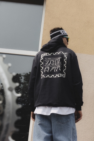 3Suns Hoodie - Acid Black