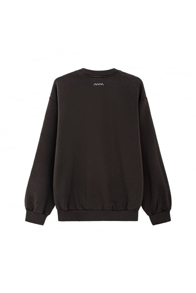 Surf Square Sweat - Stone Grey Surf Square Sweat - Stone Grey