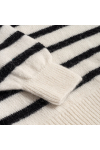 Striped Wool Sweater - Vintage White