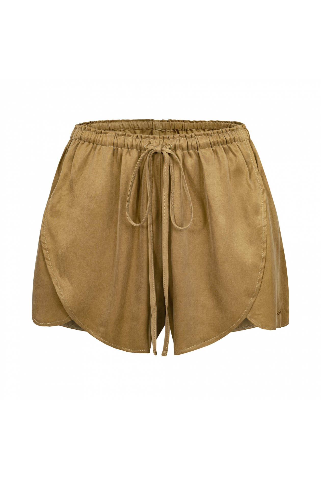 Cupro Ethereal Shorts - Golden Haze | Surf Inc.