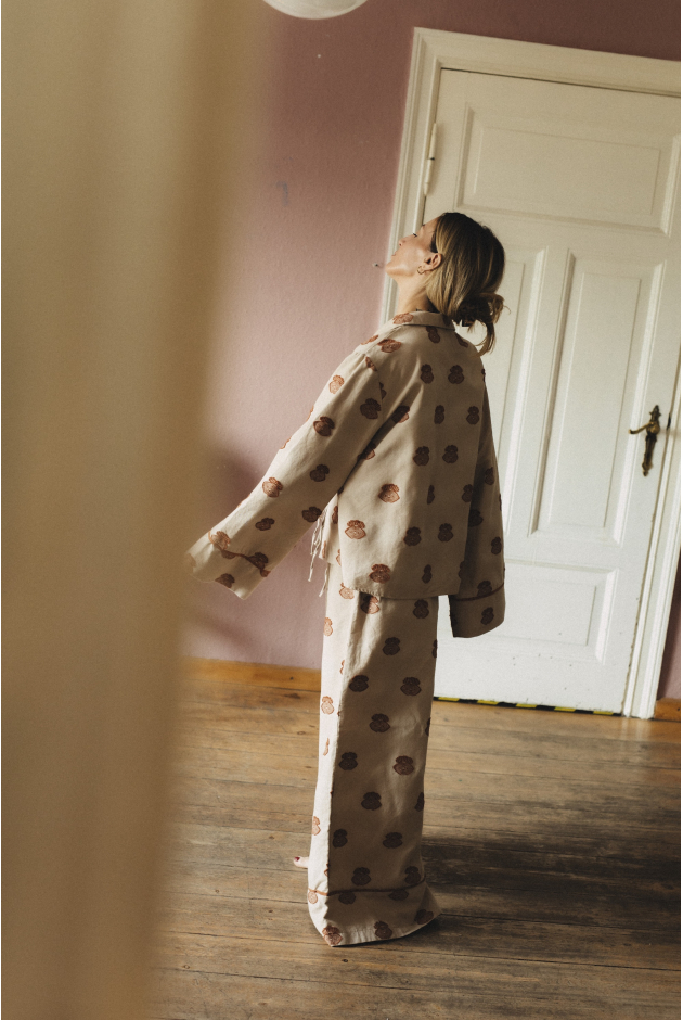 Stormy Eyes Loose Pants - Cookie Stormy Eyes Loose Pants - Cookie