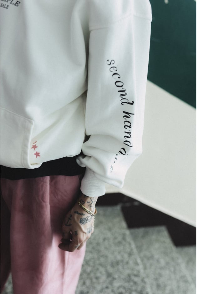 Uninstall Bad Hoodie - Vintage White Uninstall Bad Hoodie - Vintage White