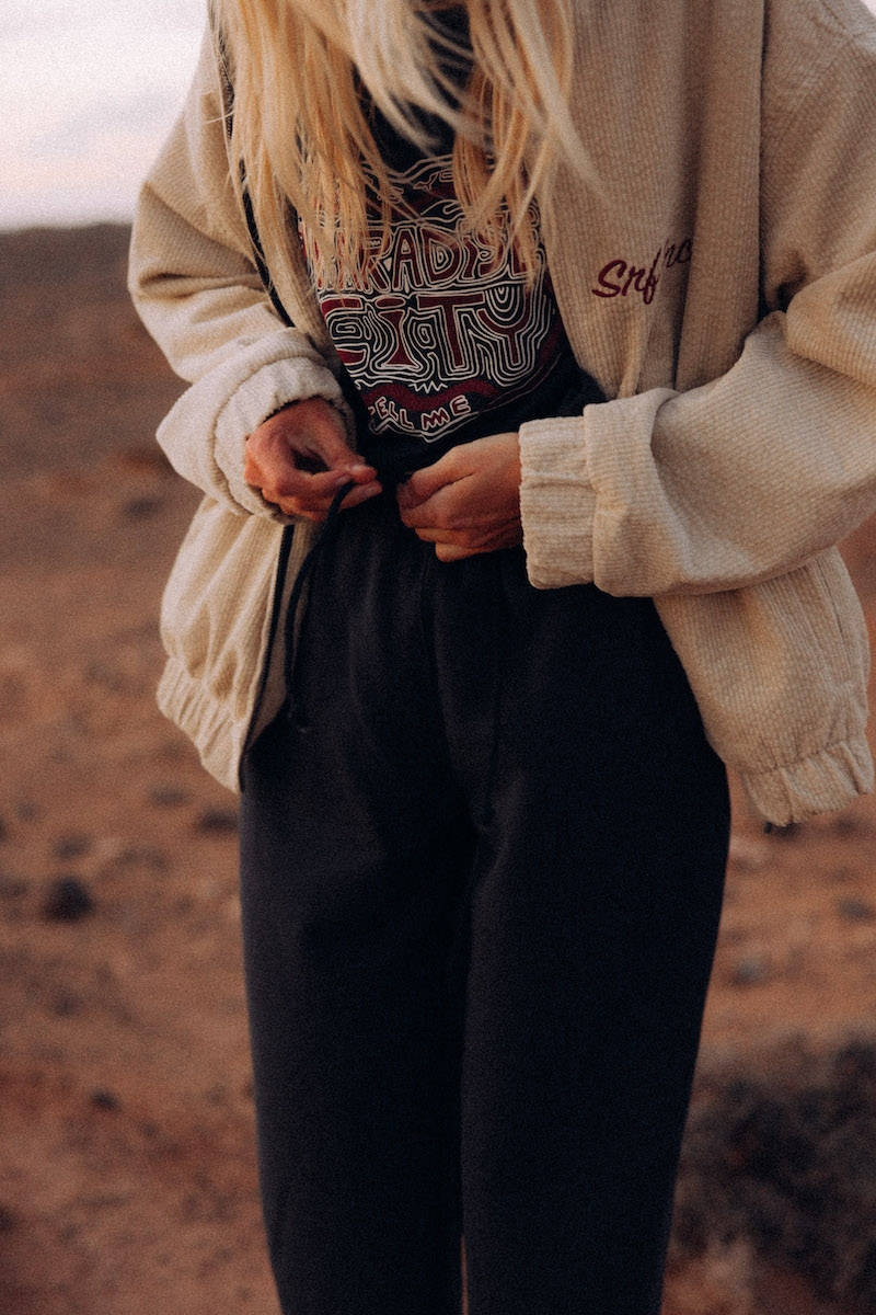 Slouchy Joggers - Acid Black