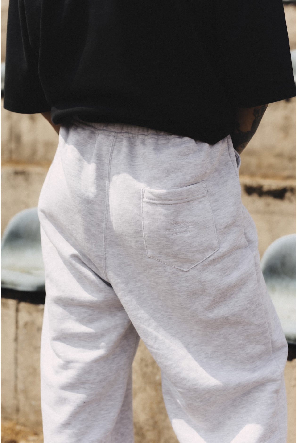 Simple Joggers - Light Grey