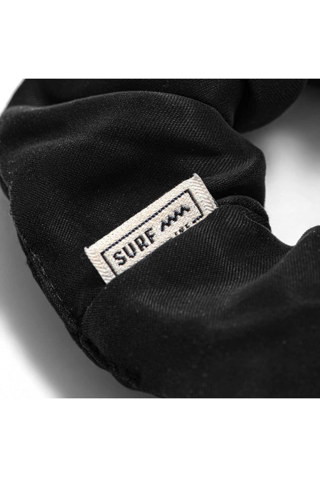 Cupro Hair Scrunchie - Space Black | Surf Inc.
