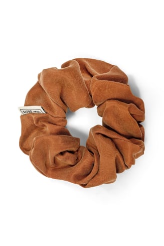 Cupro Hair Scrunchie - Copper
