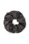Cupro Hair Scrunchie - Stone Grey