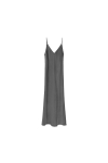 Midi Twisted Dress - Stone Grey