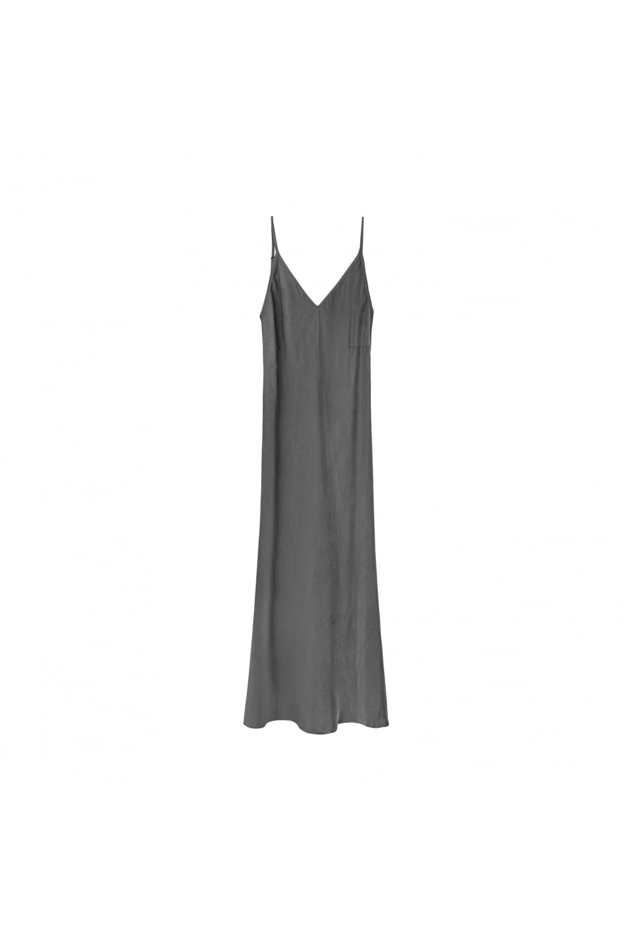 Midi Twisted Dress - Stone Grey