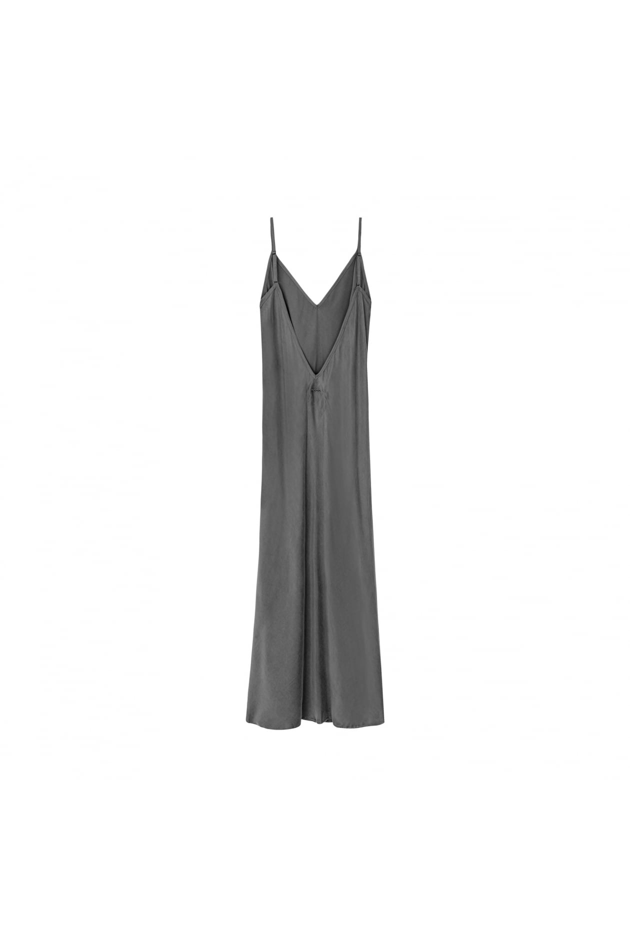 Midi Twisted Dress - Stone Grey