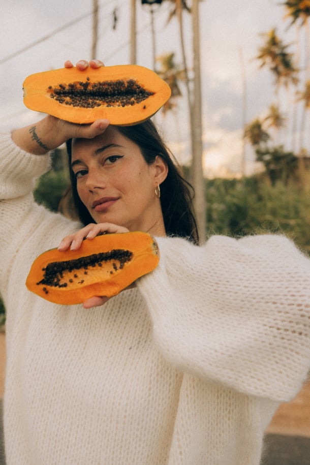 Kobieta  | Cherie Cloud Sweater - Vintage White | Surf Inc.