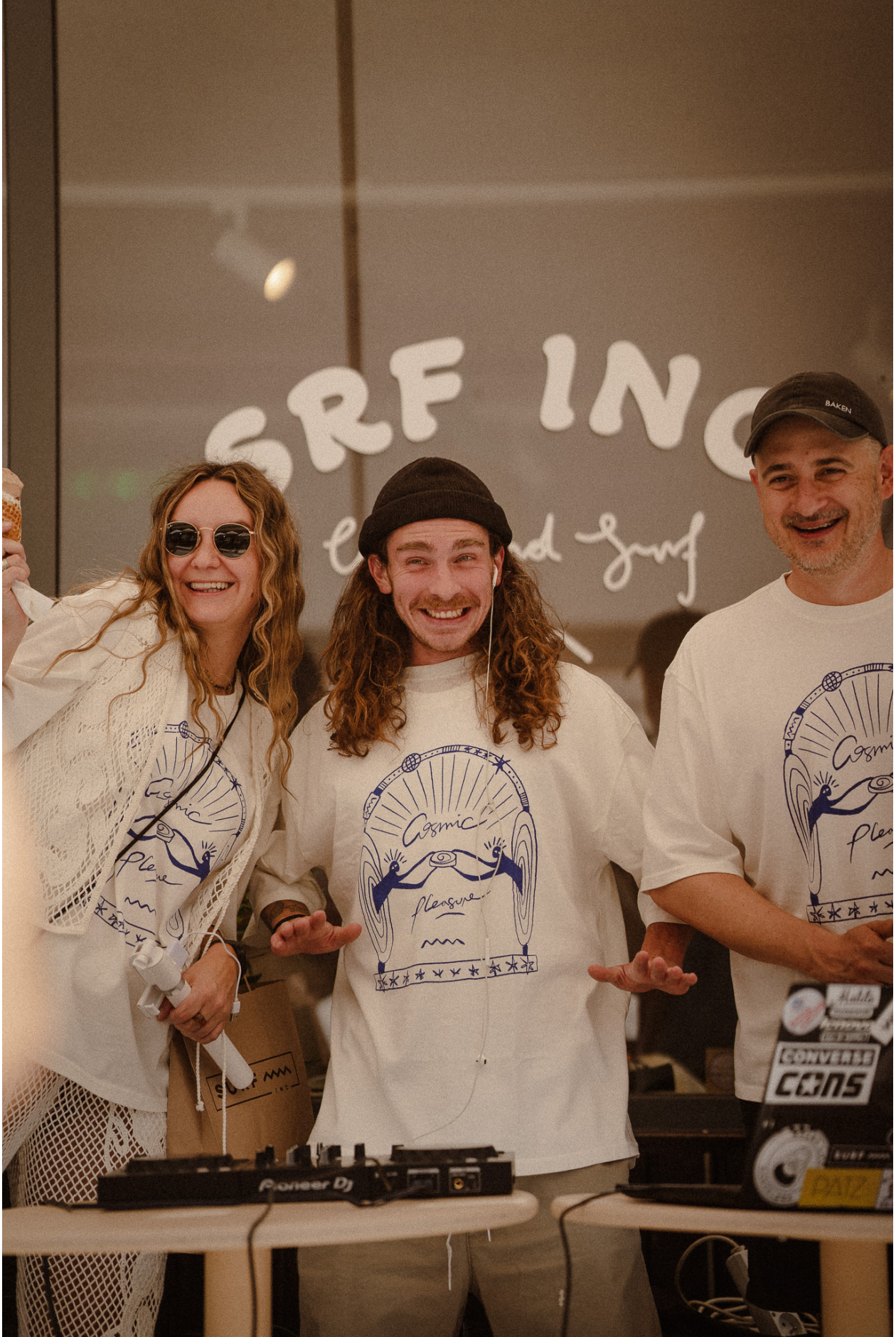 Cosmic Pleasure Box Tee - Vintage White