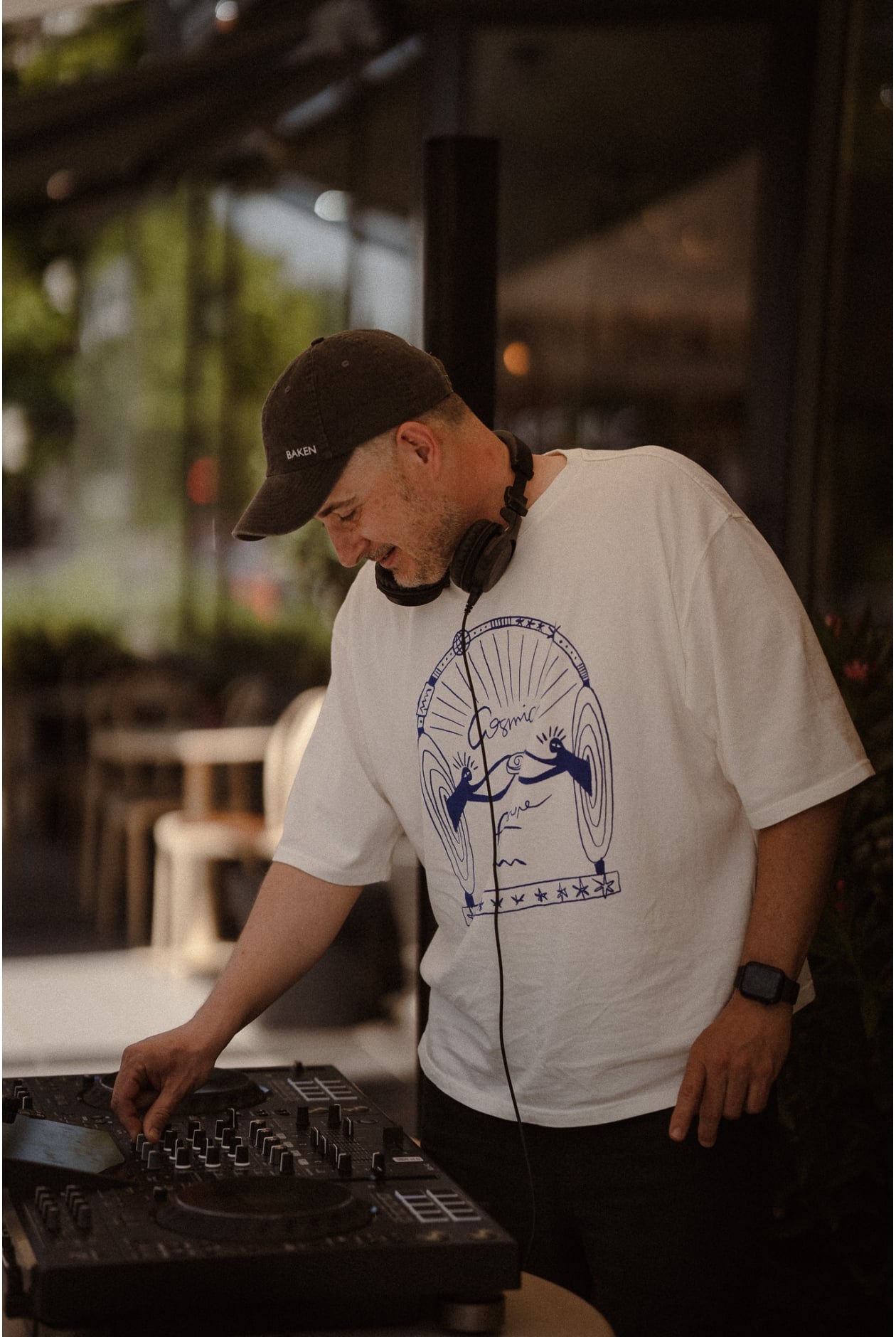 Cosmic Pleasure Box Tee - Vintage White Cosmic Pleasure Box Tee - Vintage White