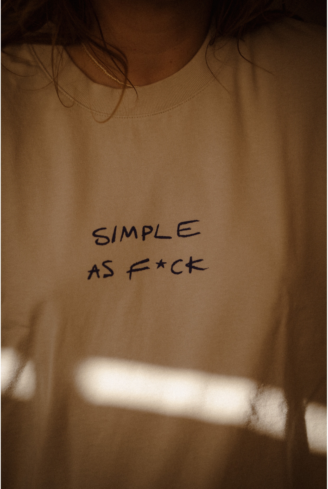 Simple As F*ck LS - Dirty White Simple As F*ck LS - Dirty White