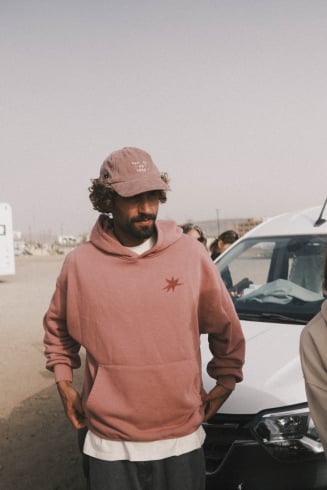 Lost In The Box Cord Cap - Dirty Pink